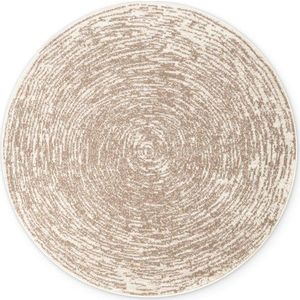 Béžovo-krémový kulatý koberec ø 120 cm Gloria Cavallo – Hanse Home obraz