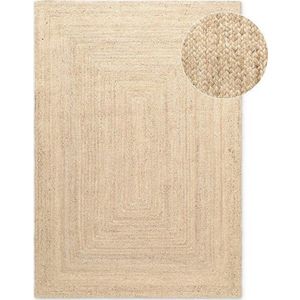 Oboustranný/ručně tkaný jutový koberec ve světle přírodní barvě 80x150 cm Sharmila Natural White – Hanse Home obraz