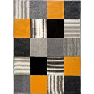 Oranžovo-šedý koberec Universal Gladys Lento, 140 x 200 cm obraz