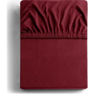 Vínové napínací prostěradlo jersey 200x200 cm Amber – Restilo obraz