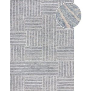 Světle modrý ručně tkaný vlněný koberec 160x230 cm Memphis Wool – Flair Rugs obraz