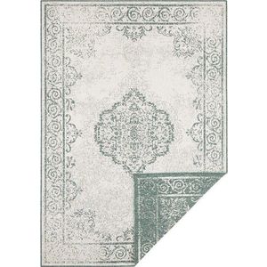 Zeleno-krémový venkovní koberec NORTHRUGS Cebu, 80 x 150 cm obraz