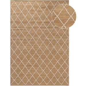 Ručně tkaný jutový koberec v přírodní barvě 160x230 cm Kunu – Hanse Home obraz