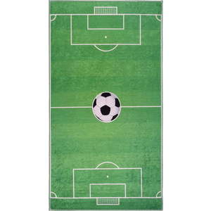 Zelený pratelný dětský hrací koberec 160x230 cm Soccer Time – Vitaus obraz