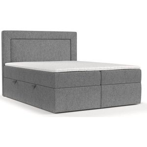Šedá boxspring postel s úložným prostorem 140x200 cm Imagine – Maison de Rêve obraz