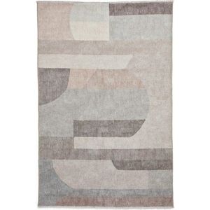 Béžový pratelný běhoun s příměsí bavlny 60x170 cm Whisper – Think Rugs obraz