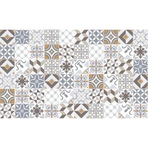 Sada 60 nástěnných samolepek Ambiance Cement Tiles Liliania, 15 x 15 cm obraz