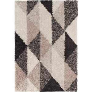 Černo-béžový koberec 60x110 cm Prism – douceur d'intérieur obraz