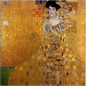Reprodukce obrazu Gustav Klimt - Adele Bloch Bauer I, 40 x 40 cm obraz
