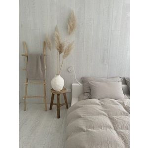 Béžové mušelínové povlečení na dvoulůžko 200x200 cm Plain Muslin – Butter Kings obraz