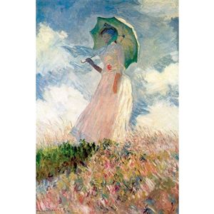 Reprodukce obrazu 30x45 cm Woman with sunshade - Fedkolor obraz