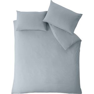 Modrošedé povlečení na dvoulůžko z mikrovlákna 200x200 cm So Soft Easy Iron – Catherine Lansfield obraz
