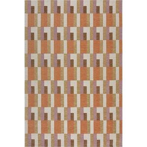 Koberec v oranžovo-přírodní barvě 120x170 cm Riley Block Geo – Flair Rugs obraz