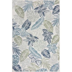 Zeleno-modrý vnitřní a venkovní koberec 120x170 cm Bella Leaf – Flair Rugs obraz