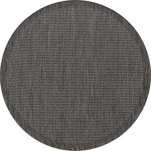 Tmavě šedý kulatý venkovní koberec ø 160 cm Giza – Ayyildiz Carpets obraz