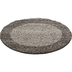 Hnědý kulatý koberec ø 160 cm Life – Ayyildiz Carpets obraz