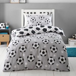 Flanelové dětské povlečení do postýlky 120x150 cm Football Stars – Catherine Lansfield obraz
