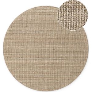 Jutový kulatý koberec taupe ø 160 cm Bouclé Jaipur – Hanse Home obraz