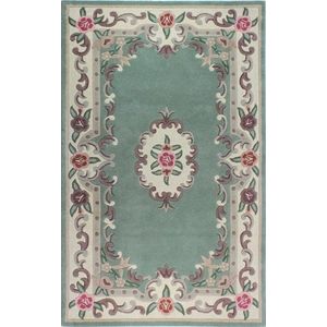 Zelený vlněný koberec Flair Rugs Aubusson, 120 x 180 cm obraz