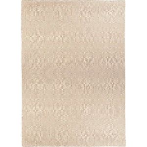 Krémový oboustranný venkovní koberec z recyklovaného plastu Green Decore Solitaire, 160 x 230 cm obraz