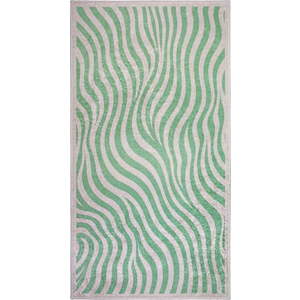 Zelený pratelný koberec 60x100 cm Green Zebra – Vitaus obraz