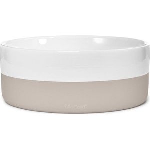 Porcelánová miska pro psa ø 21, 5 cm Coppa Greige M/L – MiaCara obraz