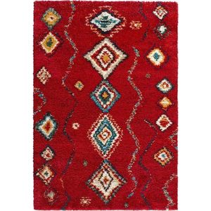 Červený koberec Mint Rugs Geometric, 120 x 170 cm obraz