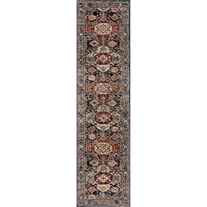 Tmavě modrý běhoun 66x300 cm Gillingham – Flair Rugs obraz