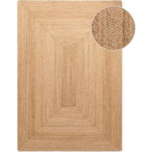 Oboustranný/ručně tkaný jutový koberec v přírodní barvě 200x300 cm Sharmila Natural Brown – Hanse Home obraz