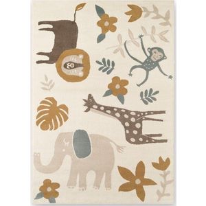 Krémový dětský koberec 120x170 cm Animal Safari – Hanse Home obraz