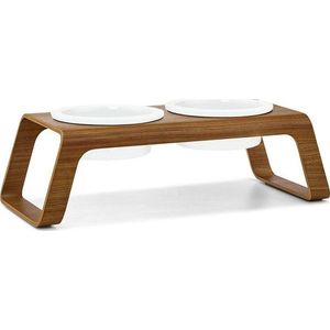Set misek s podstavcem pro psa Desco Walnut S – MiaCara obraz