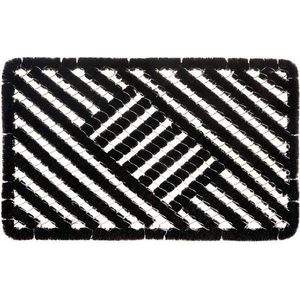 Rohožka z kokosového vlákna 45x75 cm Coco Black – Hanse Home obraz