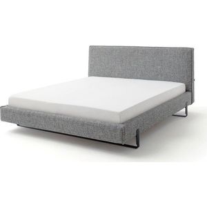 Šedá čalouněná dvoulůžková postel 160x200 cm La Gomera – Meise Möbel obraz