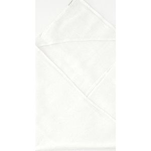 Dětská bílá osuška s kapucí Linen Tales Waffle, 70 x 70 cm obraz