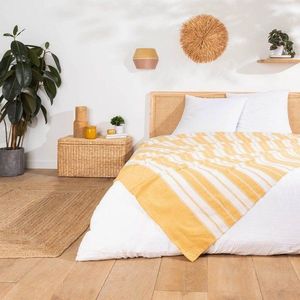 Žlutý přehoz 180x220 cm Abby – douceur d'intérieur obraz
