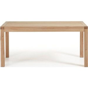 Rozkládací jídelní stůl s přídavnou deskou v dekoru dubu 100x200 cm Briva – Kave Home obraz