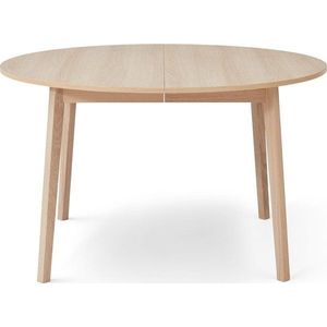 Kulatý rozkládací jídelní stůl v dekoru dubu a přídavnou deskou ø 130 cm Single – Hammel Furniture obraz