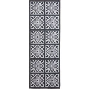 Tmavě šedý pratelný běhoun 76x230 cm Victoria Grey – Think Rugs obraz