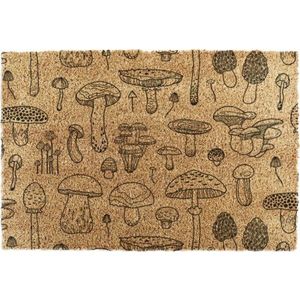 Rohožka z kokosového vlákna 40x60 cm Mushrooms – Artsy Doormats obraz