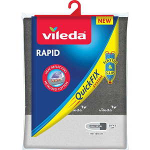 Šedý bavlněný potah na žehlicí prkno Vileda Rapid obraz