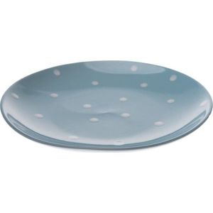 Blankytně modrý keramický talíř Dakls Dottie, ø 25 cm obraz
