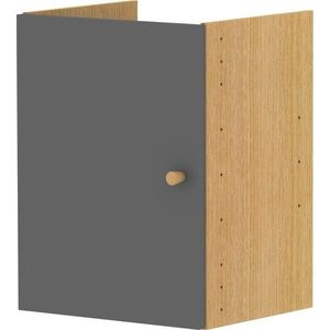 Tmavě šedá komponenta s dvířky 33x43 cm Z Cube - Tenzo obraz