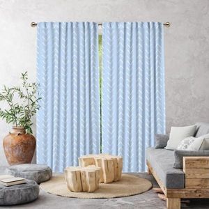 Modrý závěs 260x140 cm - Cipcici obraz