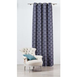Modro-šedý závěs 130x260 cm Zatapa – Mendola Fabrics obraz