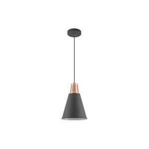 Černé závěsné svítidlo s kovovým stínidlem ø 22 cm Gianni – GTV obraz