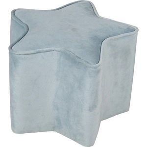 Světle modrý sametový dětský puf Lil Sofa – Roba obraz