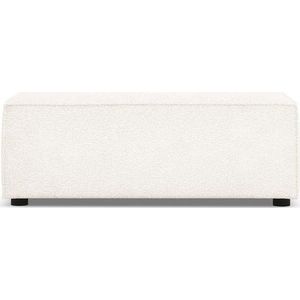 Béžová podnožka z textilie bouclé Jodie – Micadoni Home obraz