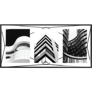 Černý kovový rámeček stojací/na zeď 48x23 cm Prisma – Umbra obraz