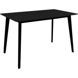 Jídelní stůl s černou deskou 70x120 cm Vojens – House Nordic obraz