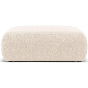 Béžový taburet z textilie bouclé Molino – Micadoni Home obraz